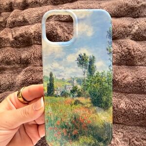 Scenic Landscape Floral Phone Case - Blue & Green